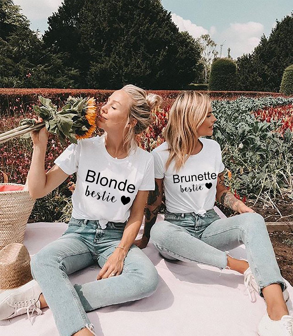 Sister Tshirt for 2 girls BFF Friends