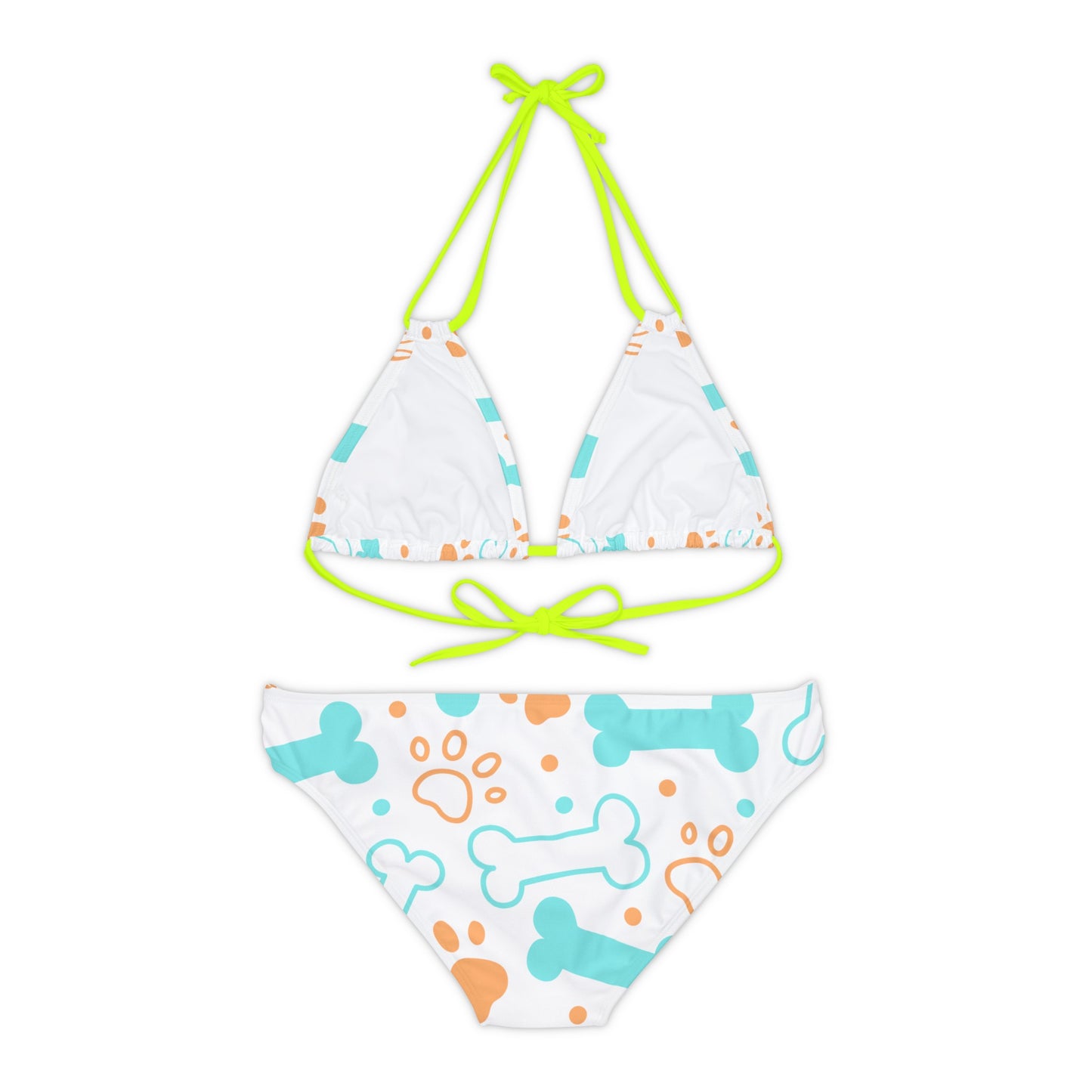 Paw Pet Cute Women Swimwear Strappy Bikini Set