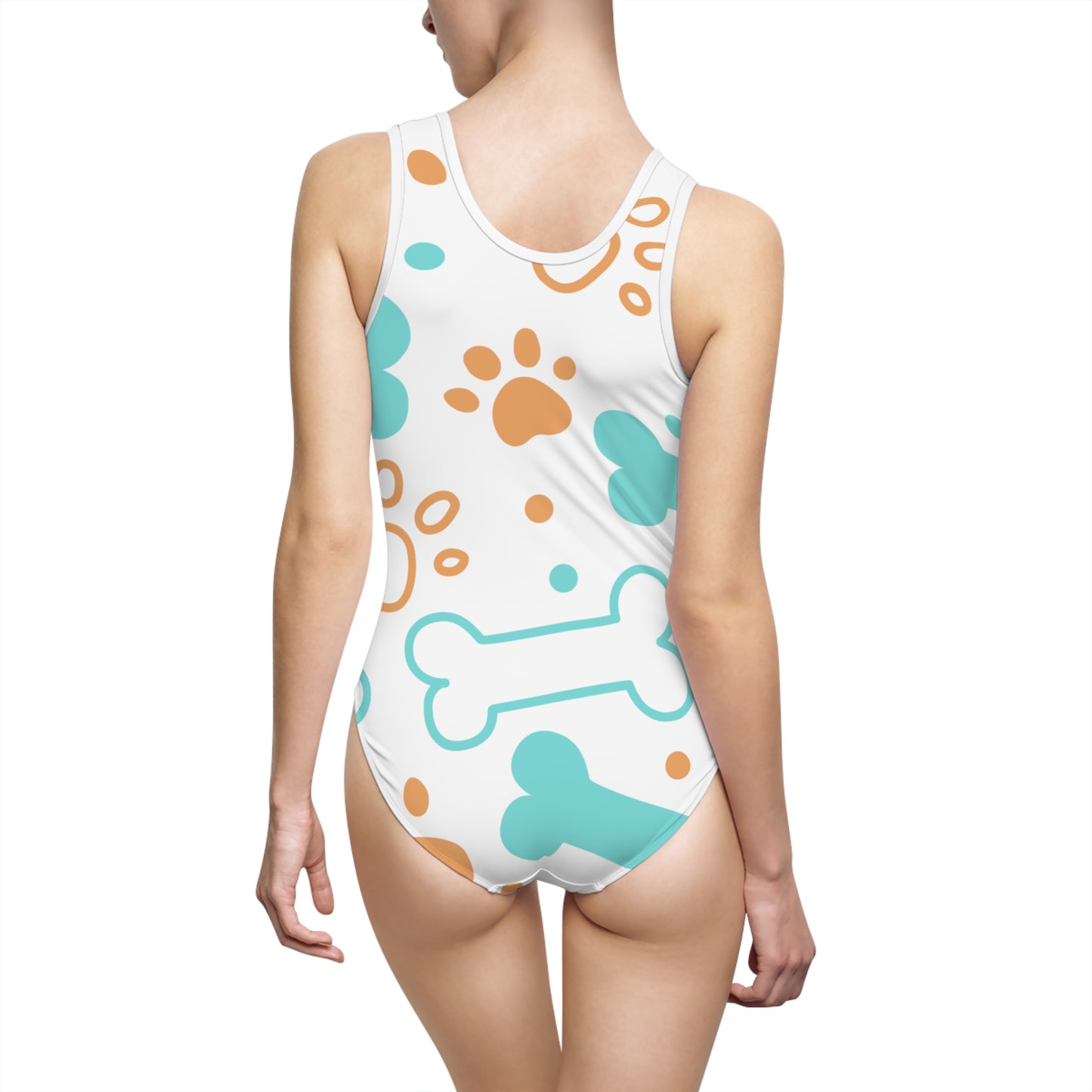 Pet Cute Women's One-Piece Swimsuit Swimwear