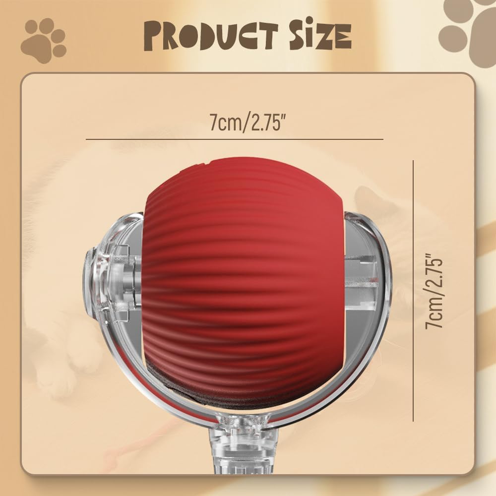 Interactive Rolling Dog Ball 2024 Upgraded Rolling Ball Dog Toy Interactive Cat Toys Automatic Cat Toy Self Moving Dog Toys 360° Automatic Rolling Ball Toy Electric Dog Balls for Dog/Cat interactive rolling ball for dogs