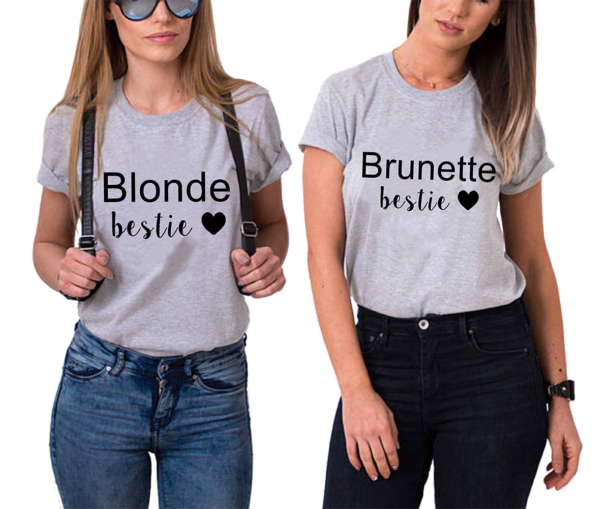 Sister Tshirt for 2 girls BFF Friends 