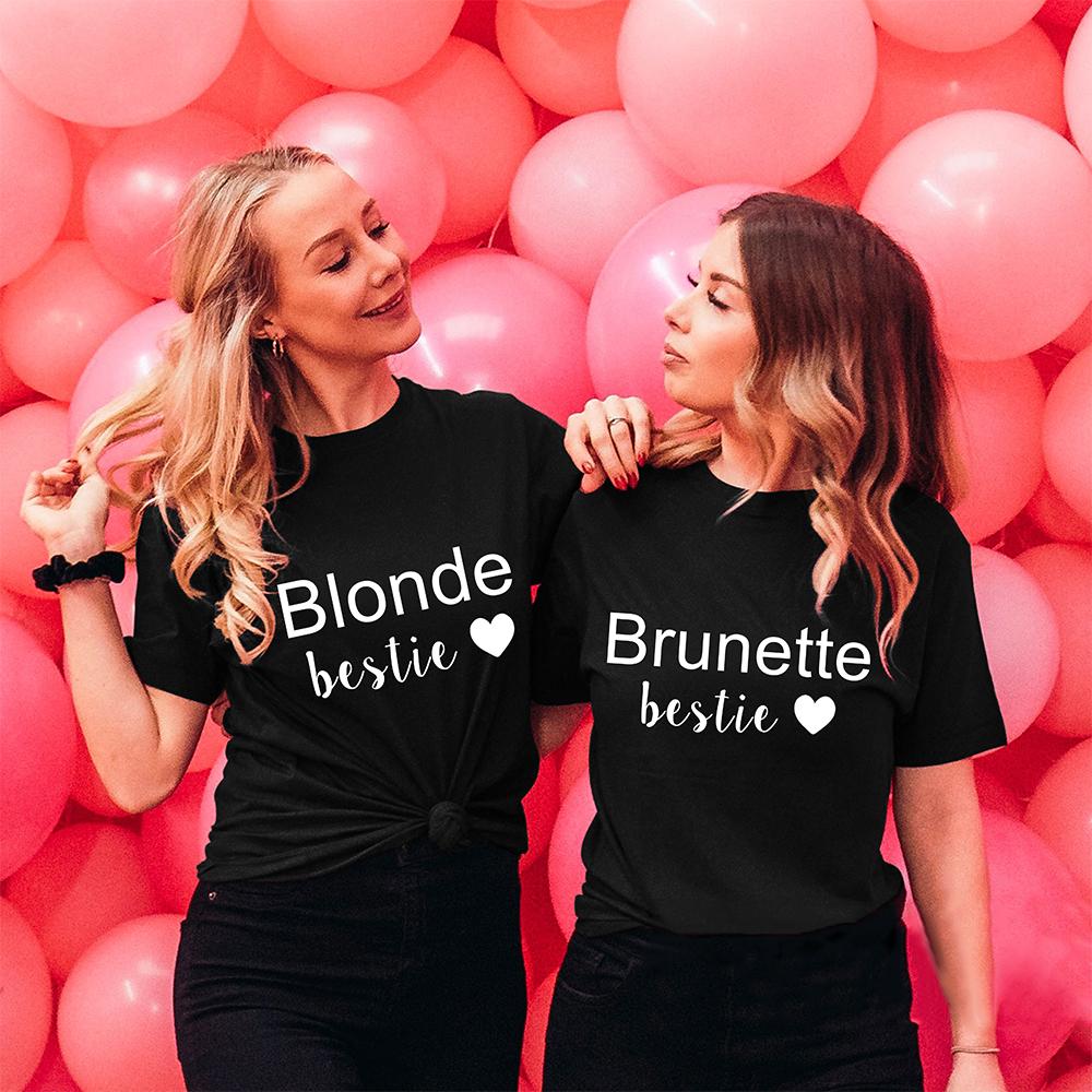 Sister Tshirt for 2 girls BFF Friends 