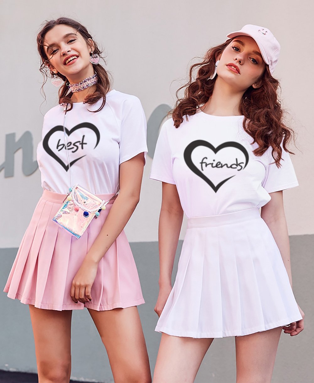 Best friends T-shirts in 100% Cotton