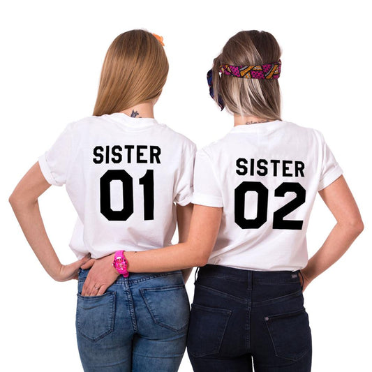 Cotton bff Sisters T-shirts 1 Set